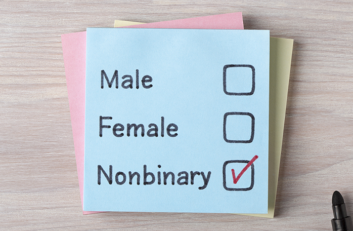 Male, Female, Nonbinary checklist